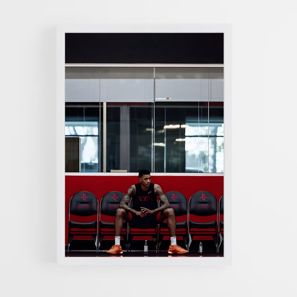 Poster Le Banc d'Entraînement – affiche Basketball (vue 3)